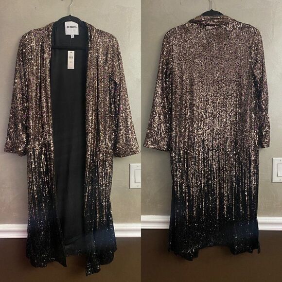 ANTHROPOLOGIE Dulcinea Sequined Duster Jacket - Picture 8 of 10